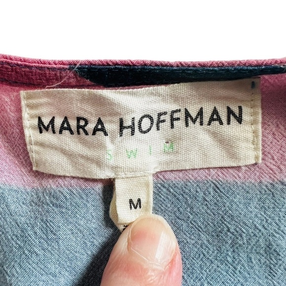 Mara Hoffman Phoebe Colorblock Cover Up Maxi Dress Size M - Picture 13 of 16